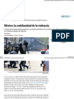 México La Cotidianidad de La Violencia