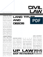 UP 2010 Civil Law (Land Titles and Deeds)