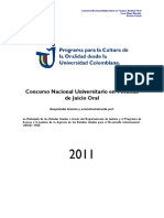 Caso Hipotetico - Concurso Nacional - 2011 PDF