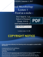 Food Microbiology Lecture 1 May 22 2017 PDF