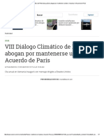 VIII Diálogo Climático de Petersberg_ Países Abogan Por Mantenerse Unidos e Impulsar El Acuerdo de París