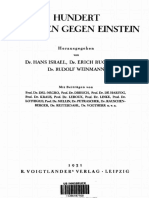 Hundert Autoren Gegen Einstein (1931) OCR PDF