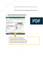 Panduan Aturan Page Size Borang Poslaju Consignment Note Untuk Microsoft Excel 2016