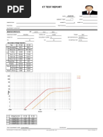 CT Test Report: Secondary Voltage Injection