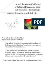 Complexation and Reduction/Oxidation Reactions of Flavonoids with Iron: Implications on Antioxidant Activity