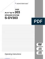 XV-DV303 S-DV303: DVD/CD Receiver