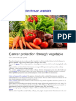 Cancer Protection Through Vegetable