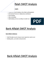 Bank Alfalah SWOT Analysis: Strengths, Weaknesses, Opportunities, Threats