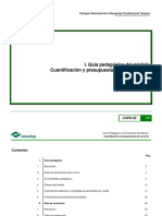 I. Guía Pedagógica Del Módulo Cuantificación y Presupuestación de Servicios CUPS-02 1 - 62 PDF