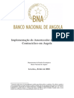 Implementação Do Amortecedor de Capital Contracíclico em Angola