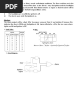 Automobile Alarm Circuit