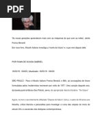 Entrevista Franco Berardi 2019.