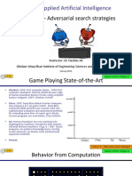 Lecture 10 - State Space Search - Adversarial Search Strategies