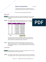 Chapter 9: Tutorial 1 Midpoint and Trapezoid Rules