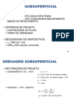 Drenagem Subsuperficial e Profunda