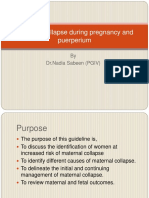 Maternal Collapse During Pregnancy