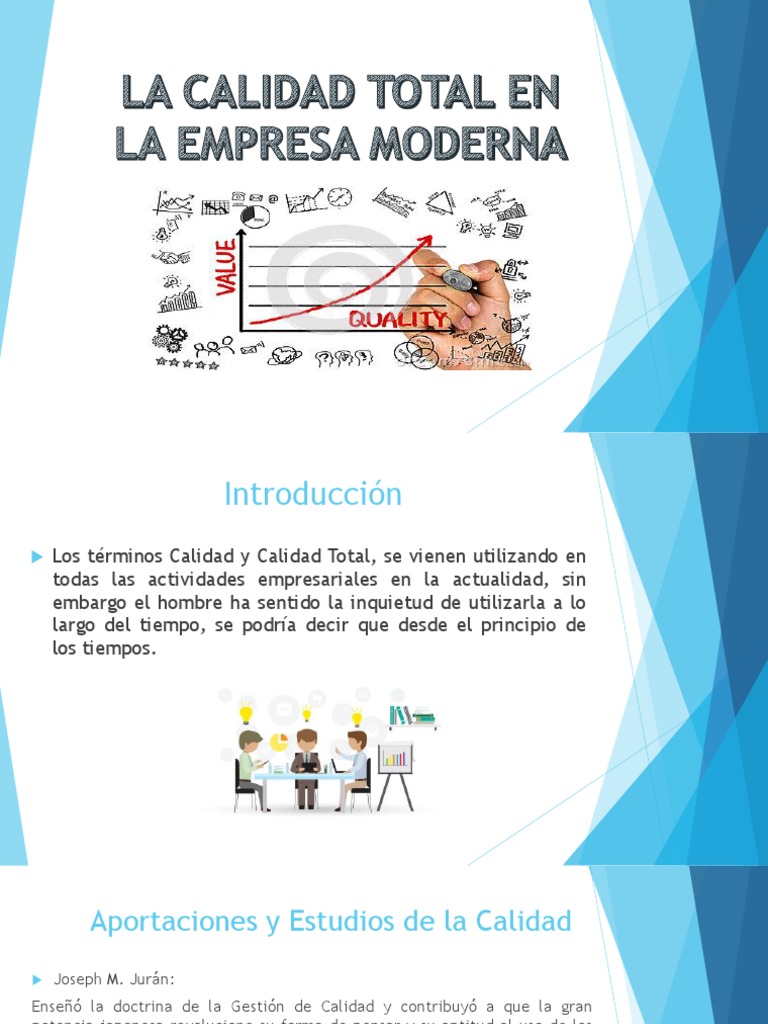 Calidad Total en la Empresa Moderna | PDF | Calidad (comercial) | Liderazgo