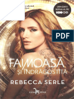 Rebecca Serle - Faimoasa Si Indragostita PDF