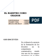 La importancia de la oratoria para los docentes