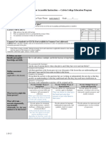 Lesson Planning Form For Accessible Instruction - Calvin College Education Program