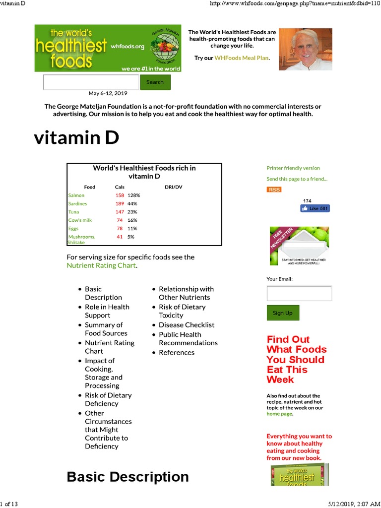 Vitamin D | PDF | Vitamin | Vitamin D