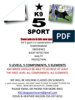 k9 5 Sport Poster