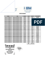 Extrato financeiro detalhado de aluna