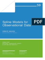 Tips - Spline Models For Observational Data Cbms NSF Regi PDF