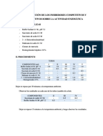 Acción de Inhibidores