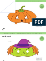 Pumpkin Mask: Free Printables