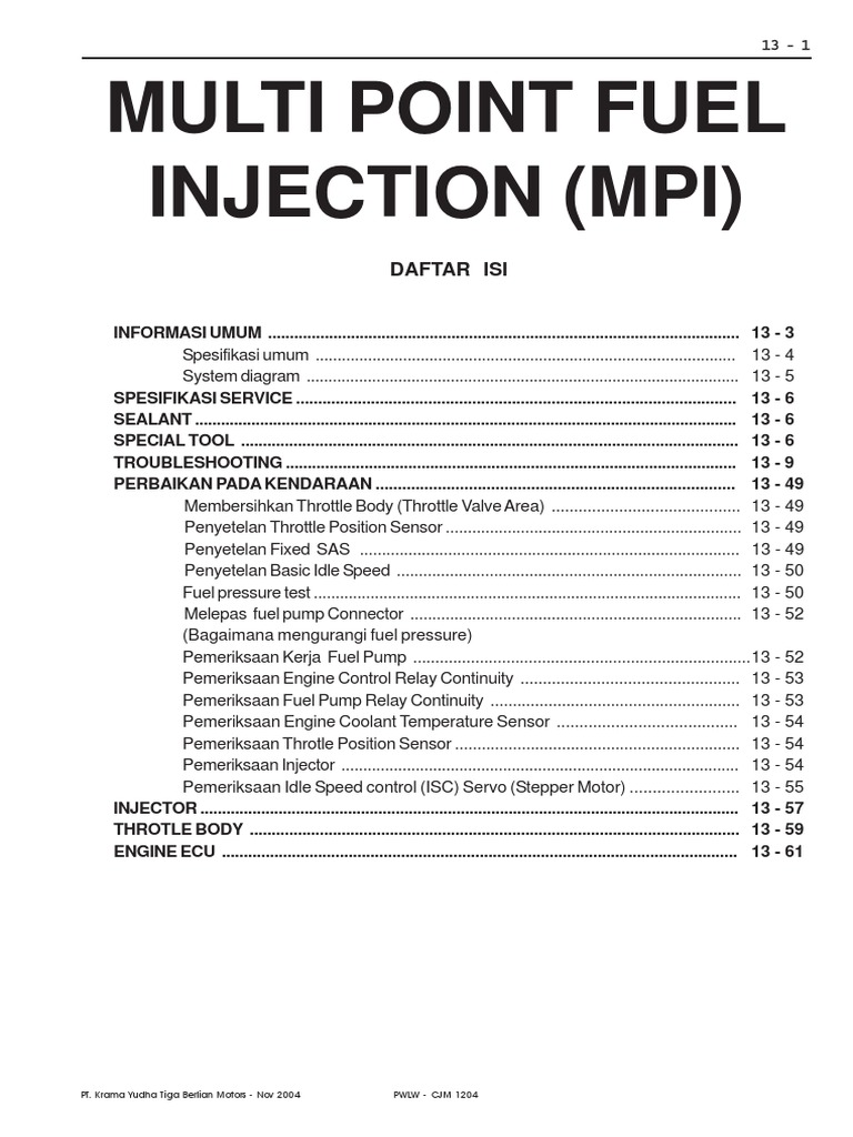 Diagram Kelistrikan Colt T120SS | PDF