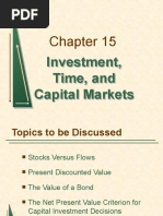 Investment, Time, and Capital Markets