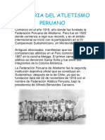 Historia del atletismo peruano