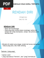 Rendah Diri