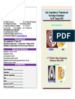 Quiz Competition On "Properties and Processing of Aluminium" On 30 January 2019