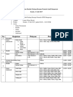 Susunan Kegiatan Ibadah Padang Remaja Pemuda GpdI Bangorejo