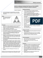 Unit 4 Practical 3 - The Preparation and Identification of A 24 DNPH Derivative