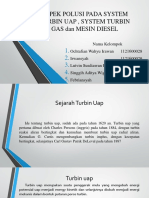 Aspek Polusi Pada System Turbin Uap, System Turbin Gas Dan Mesin Diesel