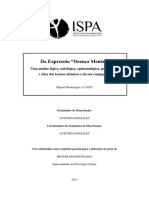 Da Expressão Doença Mental - Análise Lógica, Ontológica, Epistemológica PDF