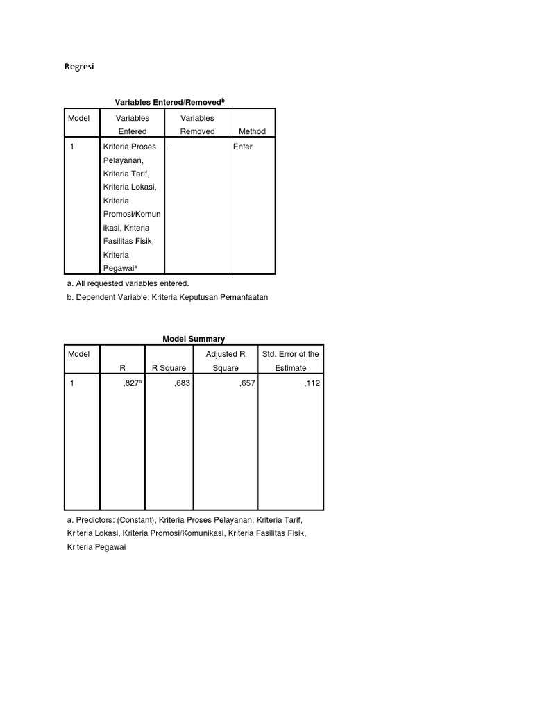 Multivariate Regression Analysis | PDF | Errors And Residuals ...