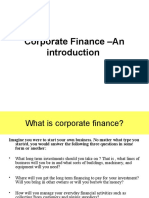 Finance and The Financial Manager 2011