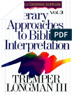 Longman - Literary Approaches To Biblical Interpretation