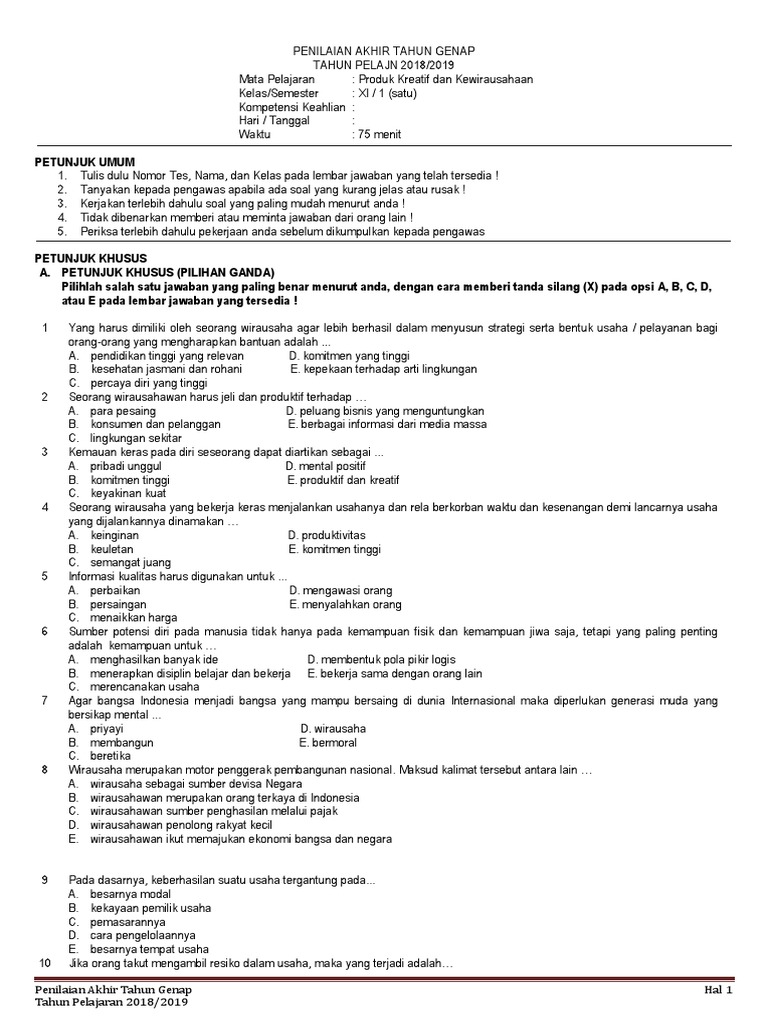 Soal Latihan Unbk Tkj Kls 12 Beserta Jawabannya