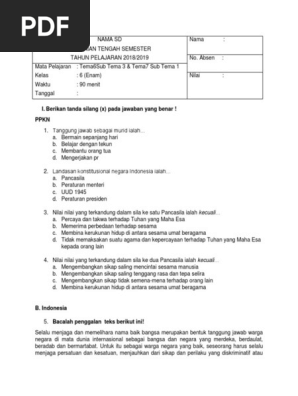 Soal Latihan 1 Uas Pas B Inggris 8 Smtr 1 Pdf