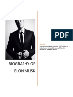 Elon Musk biography highlights entrepreneur's incredible journey