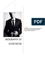 The Biography of Elon Musk