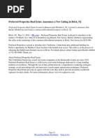 Preferred Properties Real Estate Announces a New Listing in Brick, NJ