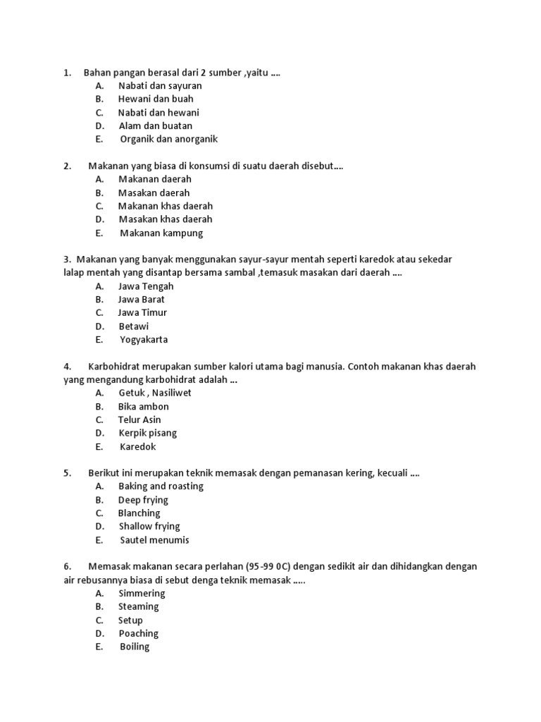 Soal Ujian Kwu Semester 2
