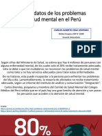 Datos Salud Mental Perú - 2019 CADL