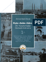 Riyâz-I Belde-I Edirne 1-1 Cilt PDF